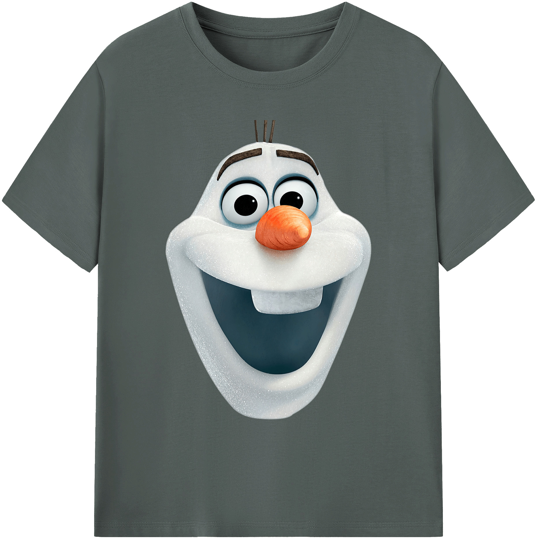 （画像用） アナと雪の女王 アンナ エルサ Frozen Anna Elsa 綿100％ メンズ半袖Tシャツ｜肌触りやわらか＆通気性